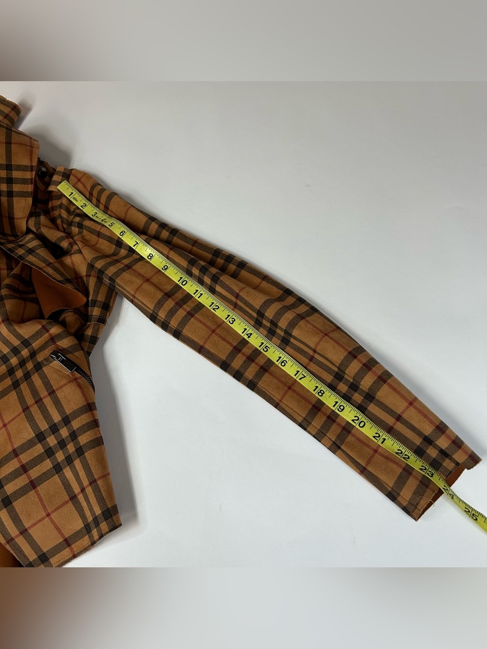 Kut From The Kloth Womens Size Small Faux Suede Open Front Jacket Plaid Orange - Picture 2 of 9
